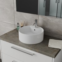 Раковина Maretti Elena 40 EA13NS67-844 Белая фарфор накладная