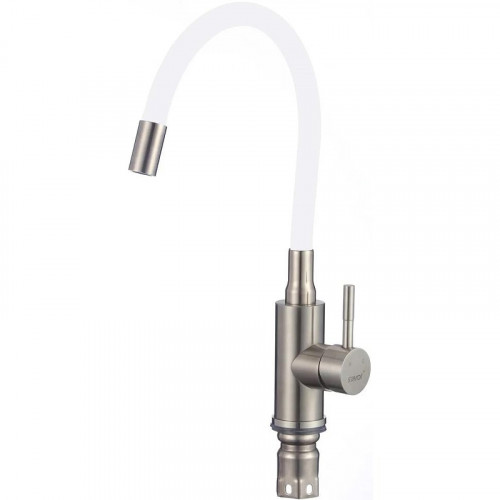 Смеситель для кухни Savol S-SUS6002-02 цвет Сатин Белый