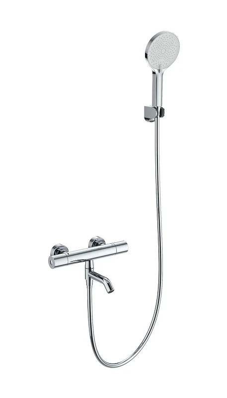 Смеситель для ванны Wonzon & Woghand Inn WW-B3013-A1-CR с термостатом цвет Хром