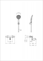 Смеситель для ванны Wonzon &amp; Woghand Inn WW-B3013-A1-CR с термостатом цвет Хром
