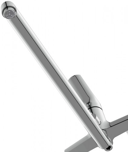 Смеситель для ванны Cersanit Flavis 64093 универсальный Хром латунь на стену