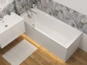 Смеситель для ванны Cersanit Flavis 64093 универсальный Хром латунь на стену