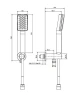 Душевой гарнитур Fima Carlo Frattini Shower set F2287/5CR цвет Хром