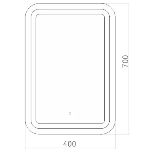 Зеркало Silver Mirrors Мальта 40 ФР-00001372 с подсветкой с сенсорным выключателем и диммером стекло