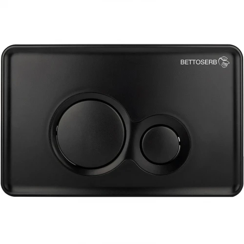 Инсталляция Bettoserb Sava Fix Slim SET40006459 для унитаза с Черной матовой клавишей смыва