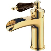 Смеситель для раковины Boheme Vogue 211-BSW Золото латунь