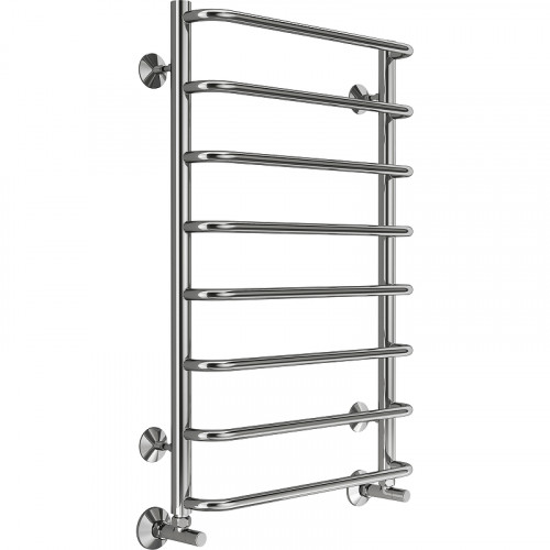 Водяной полотенцесушитель Terminus Стандарт П8 500x800 4670078530370 Хром, нижнее подключение, G 1/2 нержавеющая сталь