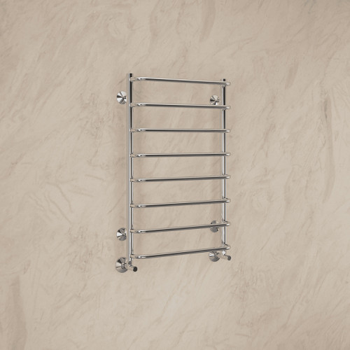 Водяной полотенцесушитель Terminus Стандарт П8 500x800 4670078530370 Хром, нижнее подключение, G 1/2 нержавеющая сталь