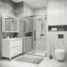 Душевая дверь Grossman Cosmo 130 100.K33.02.130.10.00 профиль Хром стекло прозрачное