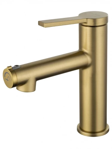 Смеситель для раковины Wonzon &amp; Woghand WW-H1017-BG цвет Брашированное золото