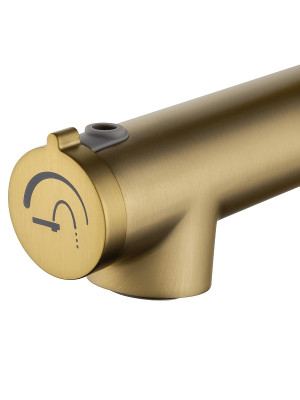 Смеситель для раковины Wonzon &amp; Woghand WW-H1017-BG цвет Брашированное золото