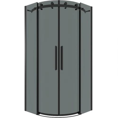 Душевой уголок Grossman Classic 90х90 301.K33.04.9090.21.10 профиль Черный матовый стекло тонированное