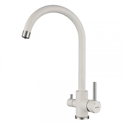 Смеситель для кухни GranFest Z-5420 цвет Белый