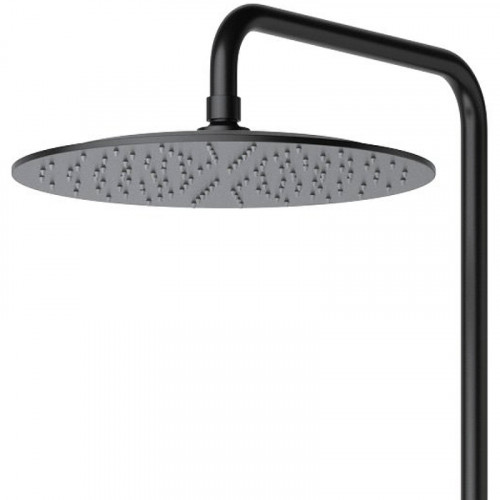 Душевая система Cezares Leaf LEAF-CDA-25-L-NOP Черная матовая латунь на стену