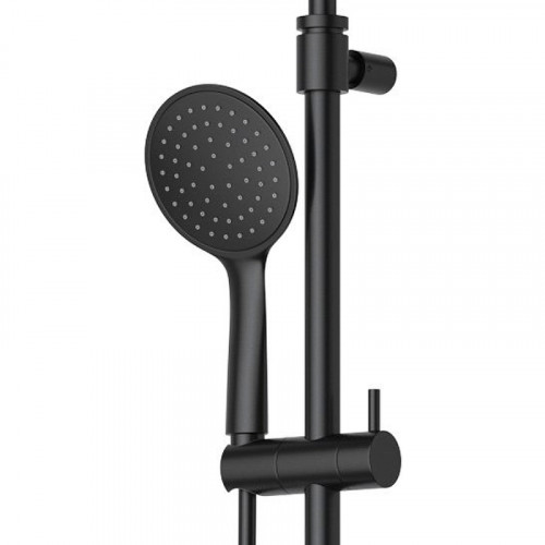 Душевая система Cezares Leaf LEAF-CDA-25-L-NOP Черная матовая латунь на стену