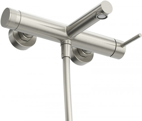 Смеситель для ванны Cezares Relax RELAX-VD-IN Сатин нержавеющая сталь на стену