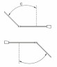 Шторка на ванну Good Door Screen 80 FO-80-C-CH профиль Хром стекло прозрачное