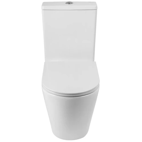 Унитаз компакт BelBagno Sfera-R BB2141CPR/BB902SC без бачка с сиденьем Микролифт фаянс напольный