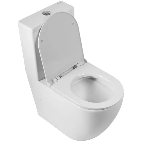 Унитаз компакт BelBagno Sfera-R BB2141CPR/BB902SC без бачка с сиденьем Микролифт фаянс напольный
