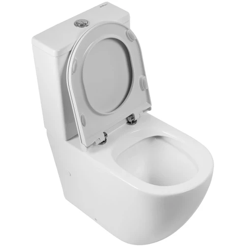 Унитаз компакт BelBagno Sfera-R BB2141CPR/BB902SC без бачка с сиденьем Микролифт фаянс напольный