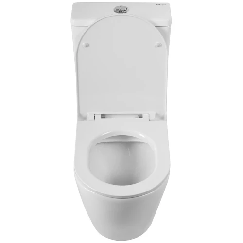 Унитаз компакт BelBagno Sfera-R BB2141CPR/BB902SC без бачка с сиденьем Микролифт фаянс напольный