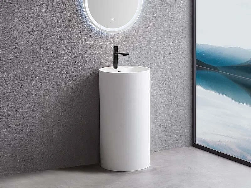 Раковина Uni-Flow Cilindro1 45 FS503-450 Gloss White цвет Белый глянцевый