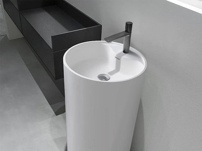 Раковина Uni-Flow Cilindro1 45 FS503-450 Gloss White цвет Белый глянцевый
