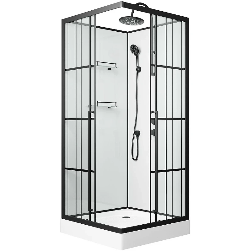 Душевая кабина Niagara Standart 100x100 R ST100/15QR/KL/BKT без гидромассажа