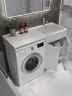 Тумба с раковиной Agger Клин 120 R CLE1200ANWH-D-SR цвет Белый глянцевый