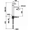 Смеситель для раковины Laufen Kartell 3.1133.8.004.120.1 Хром