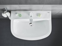 Раковина Grohe Bau Ceramic 45 39424000 Белая фаянс подвесная