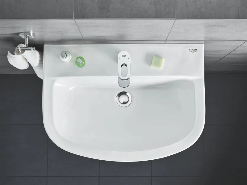 Раковина Grohe Bau Ceramic 45 39424000 Белая фаянс подвесная