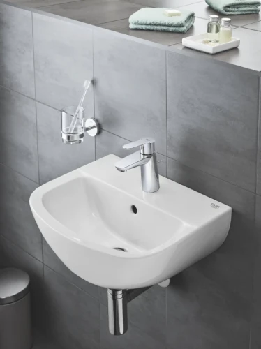 Раковина Grohe Bau Ceramic 45 39424000 Белая фаянс подвесная