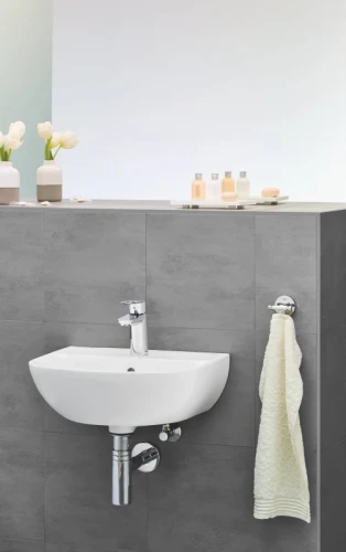Раковина Grohe Bau Ceramic 45 39424000 Белая фаянс подвесная
