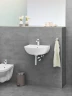 Раковина Grohe Bau Ceramic 45 39424000 Белая фаянс подвесная