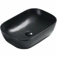 Раковина-чаша Vincea 46 VBS-102MB Черная матовая фарфор накладная