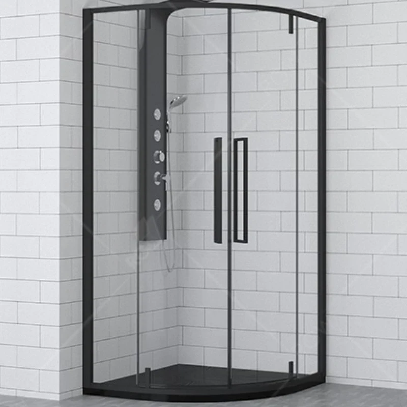 Душевой уголок RGW Stilvoll SV-53-B 80х80 06325388-14 профиль Черный стекло прозрачное