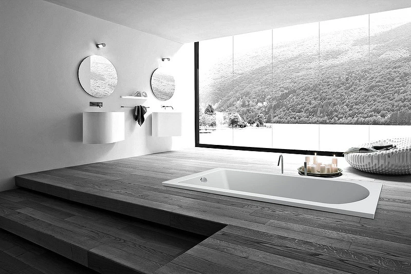 Акриловая ванна C-Bath Rea 150x70 CBQ002001 без гидромассажа