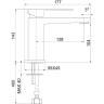 Смеситель для раковины Webert Pegaso PE830102740SSE