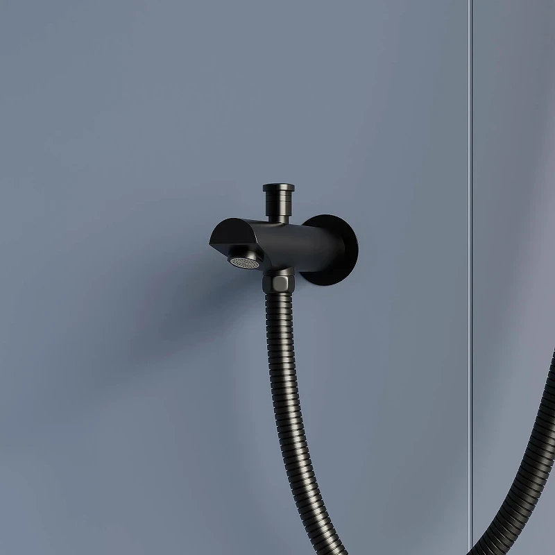 Душевая система RGW Shower Panels SP-52-1B 511408521-04 Черная матовая латунь встраиваемый