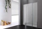 Душевая дверь Cezares Elena 180 L ELENA-W-B-13-60+60/60-P-Cr-L профиль Хром стекло рифленое