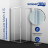 Душевой уголок WasserKRAFT Main 130x100 41S34 профиль Хром стекло прозрачное