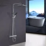 Душевая система ALMAes GaLaxy SDI-1803 с термостатом Хром латунь на стену