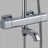Душевая система ALMAes GaLaxy SDI-1803 с термостатом Хром латунь на стену