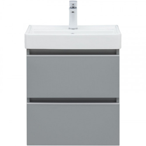 Тумба под раковину Aquanet Вега 50 329600 подвесная Мисти грин МДФ / ЛДСП