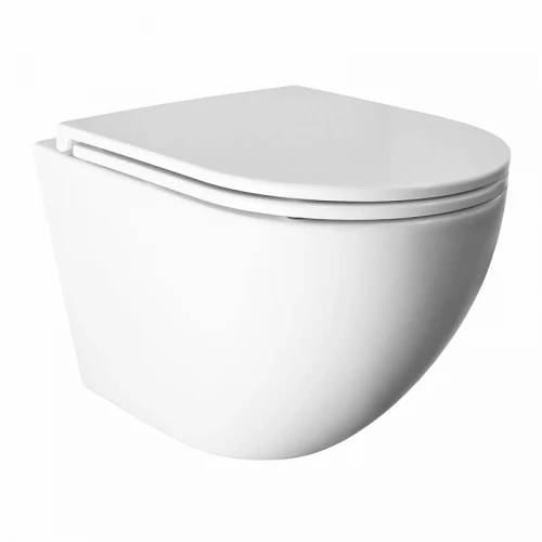 Унитаз Azario Pro PRO-0001 UQ3 подвесной цвет Белый с сиденьем Микролифт