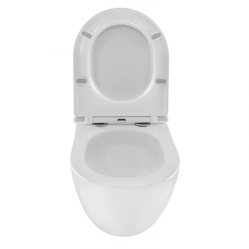 Унитаз Azario Pro PRO-0001 UQ3 подвесной цвет Белый с сиденьем Микролифт