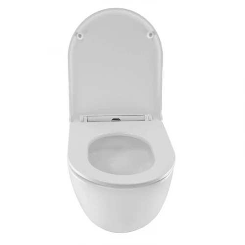Унитаз Azario Pro PRO-0001 UQ3 подвесной цвет Белый с сиденьем Микролифт