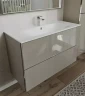 Тумба с раковиной Terminus Вега 120 VEG101202200501OSL подвесная цвет Капучино