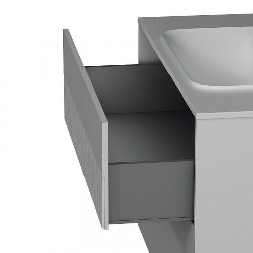 Тумба под раковину AM.PM Func 100 M8FFUX1002WM подвесная Белая матовая МДФ / ЛДСП